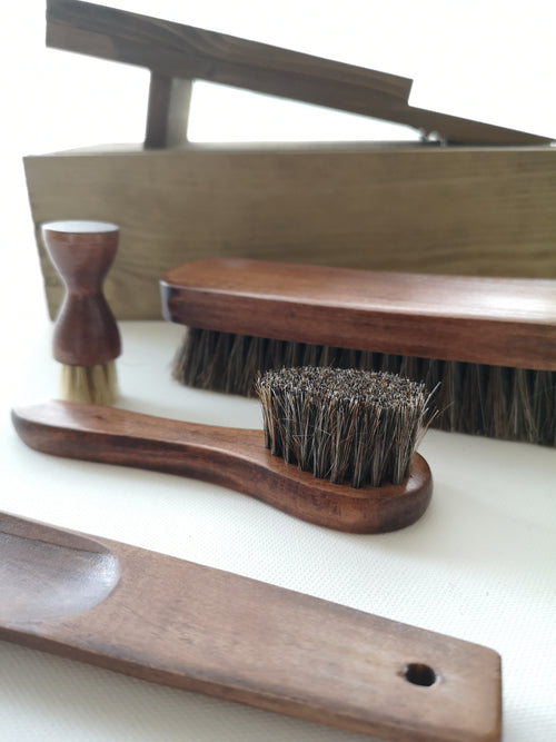 Schuhputz -Set Wood - LANCUNI