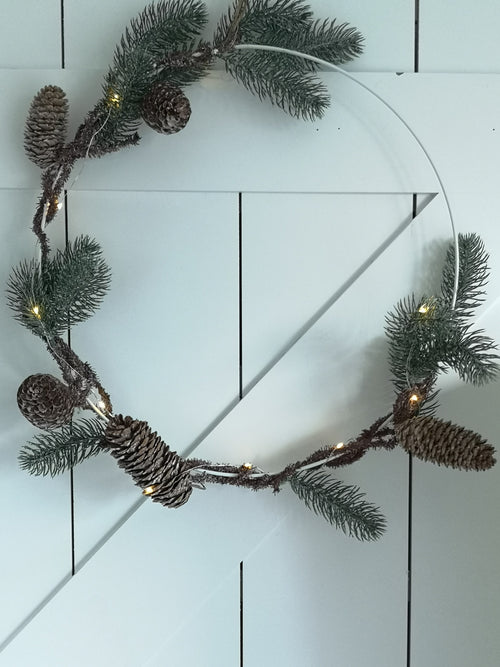 LANCUNI dekoring weihnachtsdeko metalllring